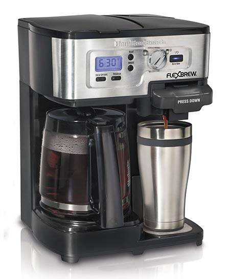 4. Hamilton Beach FlexBrew 49983A Single Serve 