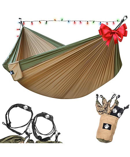 2. Lightweight Parachute Portable Hammocks