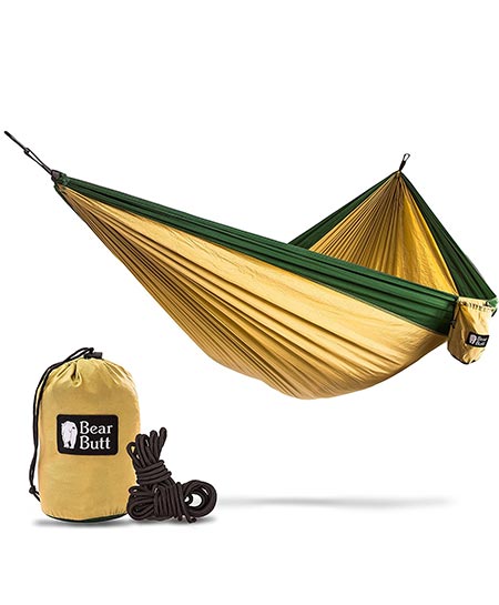 1. Double Parachute Camping Hammock