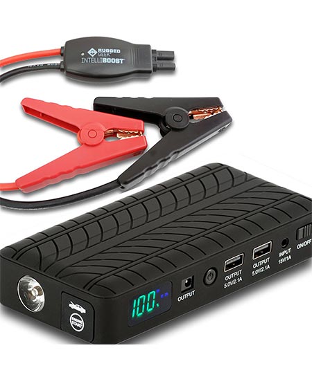 8. Rugged Geek RG1000 Portable Lithium Booster Jump Starter