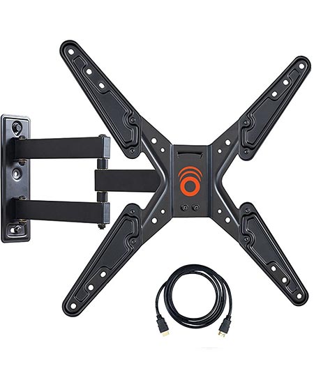 7. ECHOGEAR Full Motion Articulating TV Wall Mount Bracket