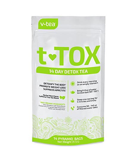 7. 14 Day Detox Tea Teatox by V Tea