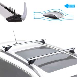 XCAR 53" Aluminum Cross Bars Roof Rack Set Crossbars Cargo Carrier